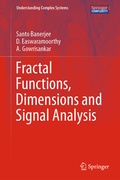 Cover: Fractal Functions, Dimensions and Signal Analysis - Springer