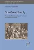 Cover: One Great Family: Domestic Relationships in Samuel Richardson's Novels - Narr Francke Attempto