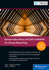 Abbildung von: Konzernabschluss mit SAP S/4HANA for Group Reporting - SAP PRESS