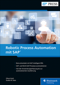 Abbildung von: Robotic Process Automation mit SAP - SAP PRESS