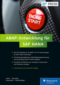 Enlarge image Cover: ABAP-Entwicklung für SAP HANA - SAP PRESS