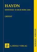 Cover: Joseph Haydn - Sinfonie D-dur Hob. I:104 (Londoner Sinfonie) - Henle, G&uuml;nter