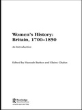 Cover: Women's History, Britain 1700-1850 - Routledge