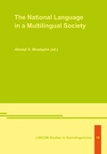 Cover: The National Language in a Multilingual Society - LINCOM GmbH