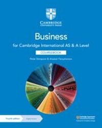 Abbildung von: Cambridge International AS & A Level Business Coursebook with Digital Access (2 Years) - Cambridge University Press