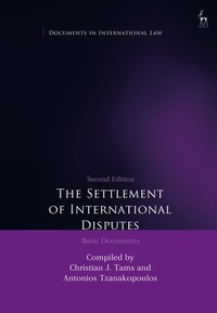 Abbildung von: The Settlement of International Disputes - Hart Publishing