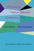 Cover: Measuring Native-Speaker Vocabulary Size - John Benjamins Publishing Co