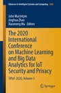 Cover: The 2020 International Conference on Machine Learning and Big Data Analytics for IoT Security and Privacy - Springer