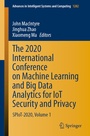 Cover: The 2020 International Conference on Machine Learning and Big Data Analytics for IoT Security and Privacy - Springer