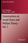 Bild: Conversations on Social Choice and Welfare Theory - Vol. 1 - Springer