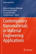 Cover: Contemporary Nanomaterials in Material Engineering Applications - Springer