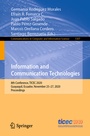 Cover: Information and Communication Technologies - Springer