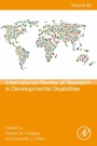 Cover: International Review Research in Developmental Disabilities - Academic Press