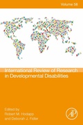 Cover: International Review Research in Developmental Disabilities - Academic Press