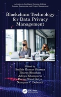 Cover: Blockchain Technology for Data Privacy Management - CRC Press