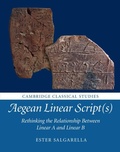 Cover: Aegean Linear Script(s) - Cambridge University Press