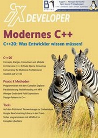 Abbildung von: iX Developer Modernes C++ - Heise Medien