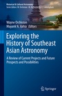 Cover: Exploring the History of Southeast Asian Astronomy - Springer