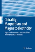 Cover: Chirality, Magnetism and Magnetoelectricity - Springer