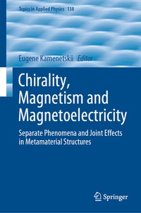 Abbildung von: Chirality, Magnetism and Magnetoelectricity - Springer