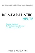 Cover: Komparatistik heute - Brill Deutschland