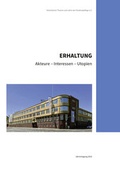 Cover: Erhaltung - Mitzkat, J&ouml;rg
