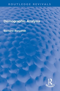 Enlarge image Cover: Demographic Analysis - Routledge