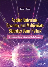 Abbildung von: Applied Univariate, Bivariate, and Multivariate Statistics Using Python - Jossey-Bass