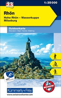 Abbildung von: Kümmerly+Frey Outdoorkarte Deutschland 23 Rhön 1:35.000 - Hallwag Kümmerly+Frey