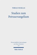 Cover: Studien zum Petrusevangelium - Mohr Siebeck