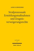 Bild: Strafprozessuale Ermittlungsma&szlig;nahmen und Zeugnisverweigerungsrechte - Mohr Siebeck