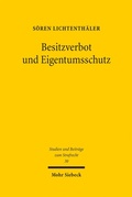 Bild: Besitzverbot und Eigentumsschutz - Mohr Siebeck