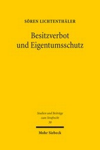 Abbildung von: Besitzverbot und Eigentumsschutz - Mohr Siebeck