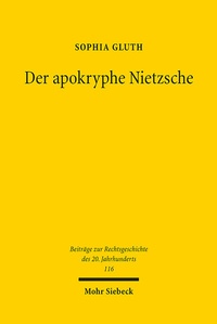 Abbildung von: Der apokryphe Nietzsche - Mohr Siebeck