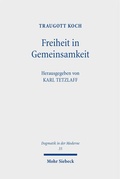 Cover: Freiheit in Gemeinsamkeit - Mohr Siebeck