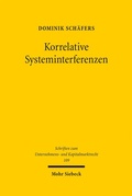 Cover: Korrelative Systeminterferenzen - Mohr Siebeck