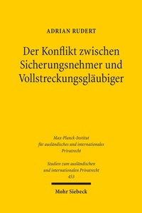 Abbildung von: Der Konflikt zwischen Sicherungsnehmer und Vollstreckungsglaeubiger - Mohr Siebeck
