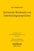 Cover: Territoriale Reichweite von Unterlassungsanspr&uuml;chen - Mohr Siebeck
