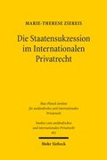 Abbildung von: Die Staatensukzession im Internationalen Privatrecht - Mohr Siebeck