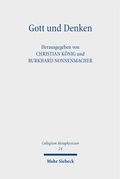 Cover: Gott und Denken - Mohr Siebeck