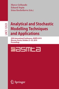 Enlarge image Cover: Analytical and Stochastic Modelling Techniques and Applications - Springer