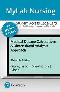 Abbildung von: Mylab Nursing with Pearson Etext for Medical Dosage Calculations - Pearson
