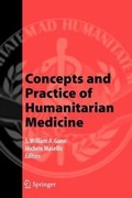 Cover: Concepts and Practice of Humanitarian Medicine - Springer