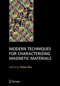 Cover: Modern Techniques for Characterizing Magnetic Materials - Springer