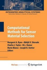 Enlarge image Cover: Computational Methods for Sensor Material Selection - Springer