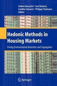 Enlarge image Cover: Hedonic Methods in Housing Markets - Springer