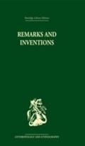 Cover: Remarks and Inventions - Routledge