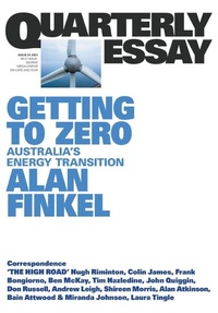 Enlarge image Cover: Getting to Zero - Quarterly Essay