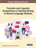 Cover: Futuristic and Linguistic Perspectives on Teaching Writing to Second Language Students - Business Science Reference