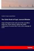 Cover: The Order Book of Capt. Leonard Bleeker - Hansebooks